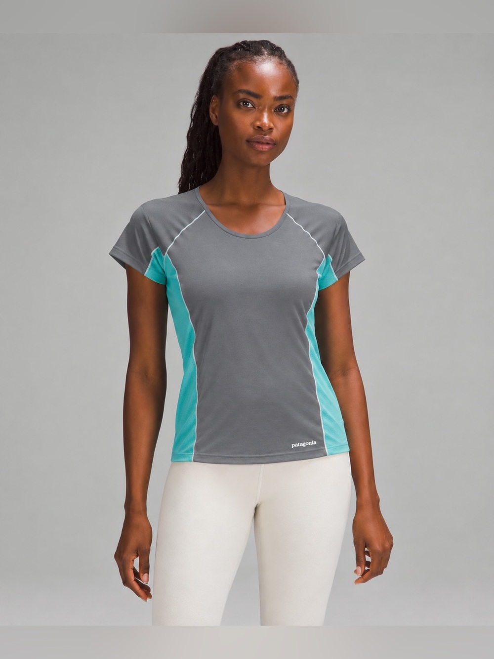 Patagonia Short Sleeve Mesh Athletic Shirt Womens Size XS 932